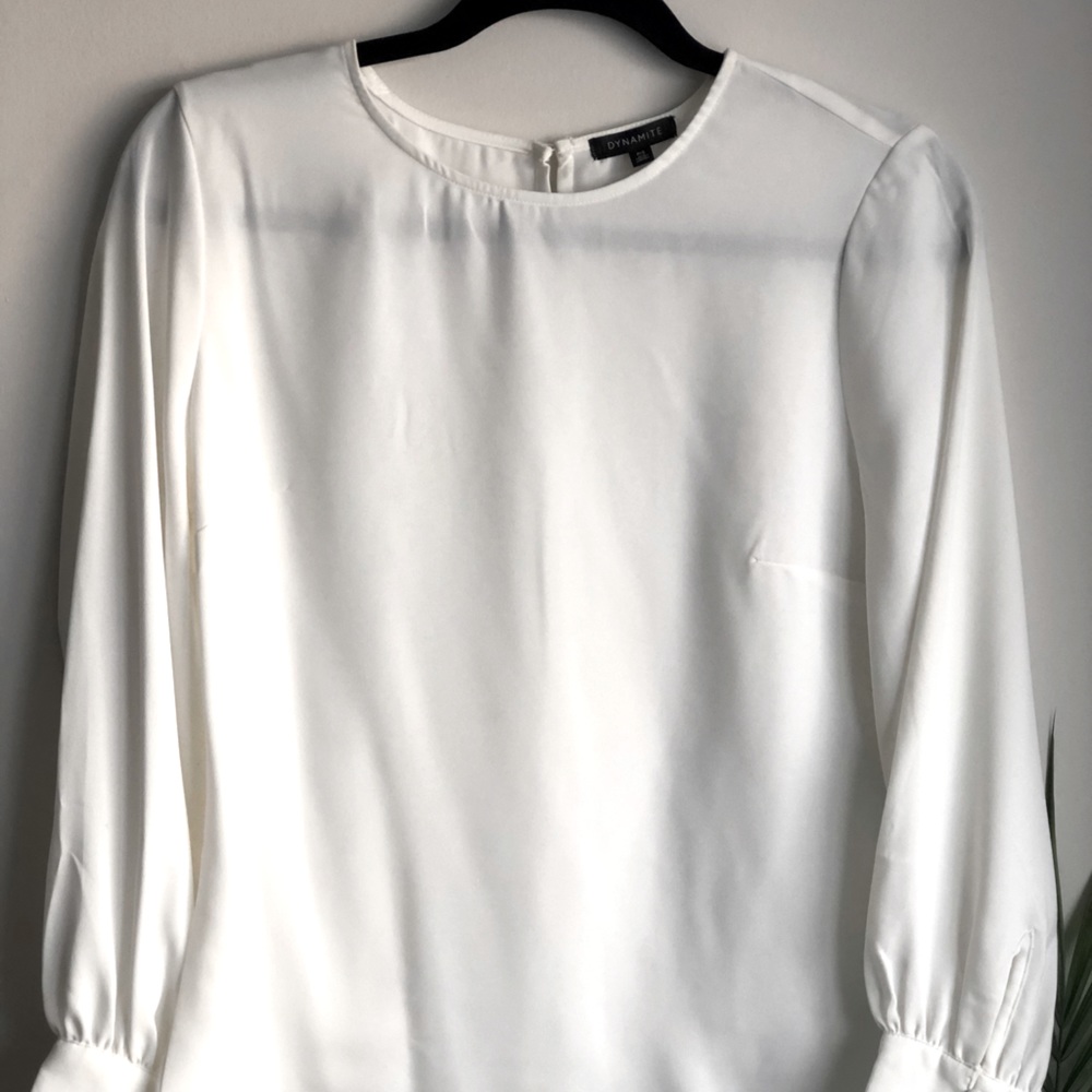 Dynamite White Blouse NWOT